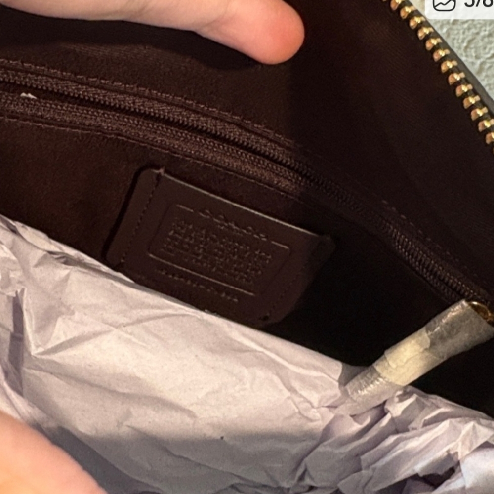 COACH Rowan Satchel Bag Black Refined Pebble Leather (NWT) - Picture 6 of 13
